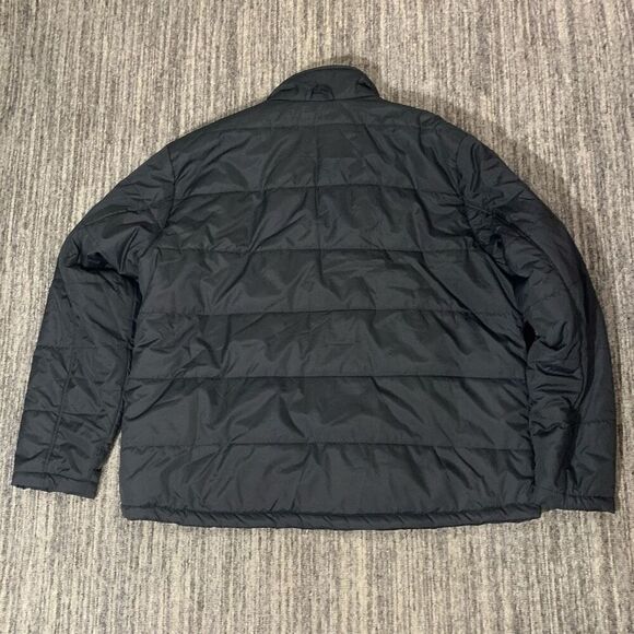 Izod Mens Size XXL Quilted Puffer Jacket Coat Black‎ Full Zip Front Pockets - Picture 6 of 6